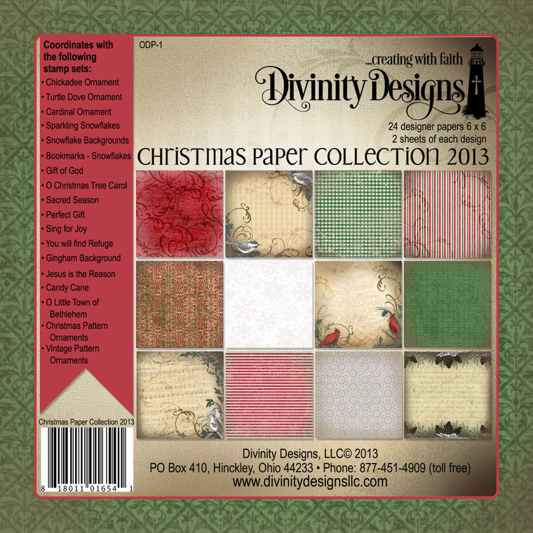 CHRISTMAS COLLECTION 2013 6x6 PAPER PAD