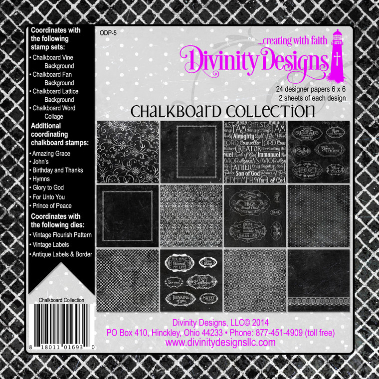 CHALKBOARD COLLECTION 6x6 PAPER PAD