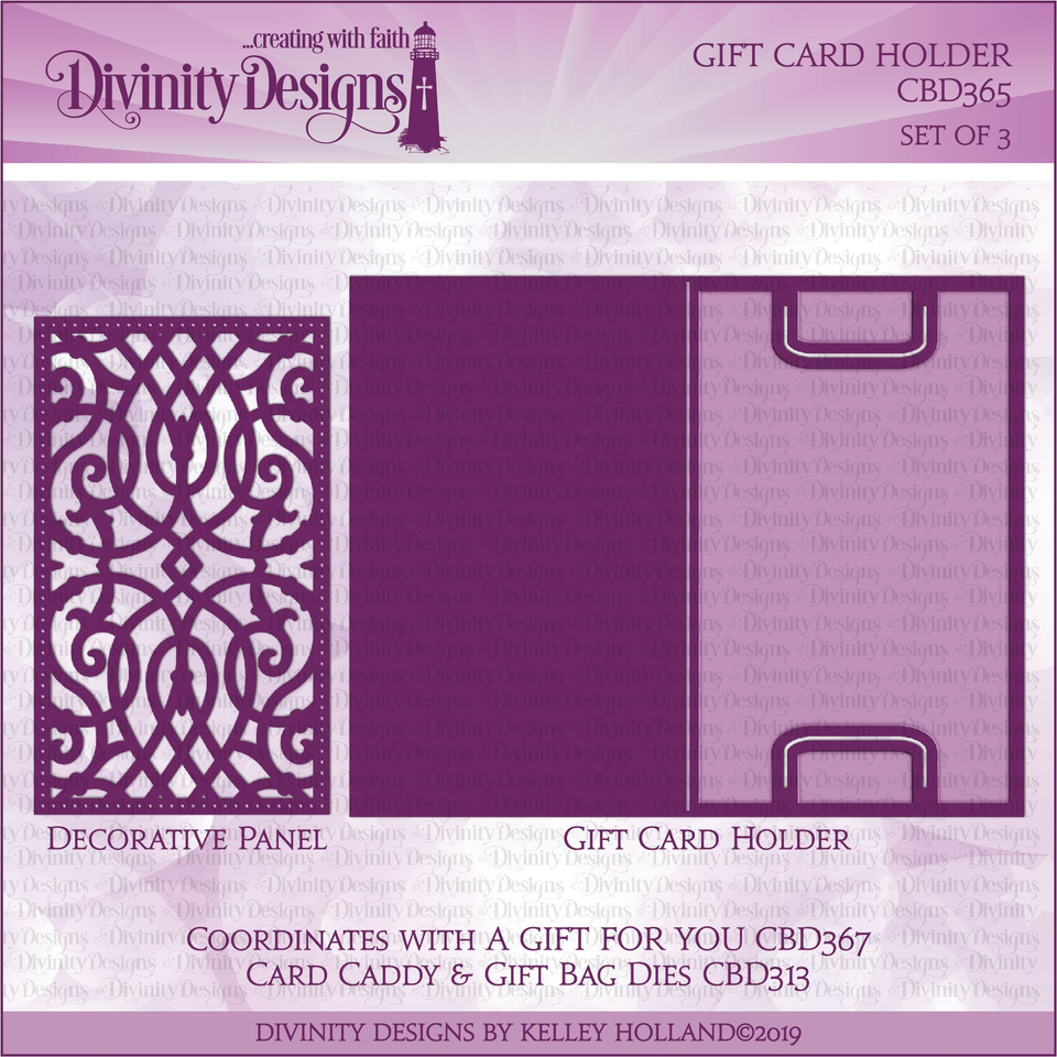 GIFT CARD HOLDER DIES Divinity Designs LLC