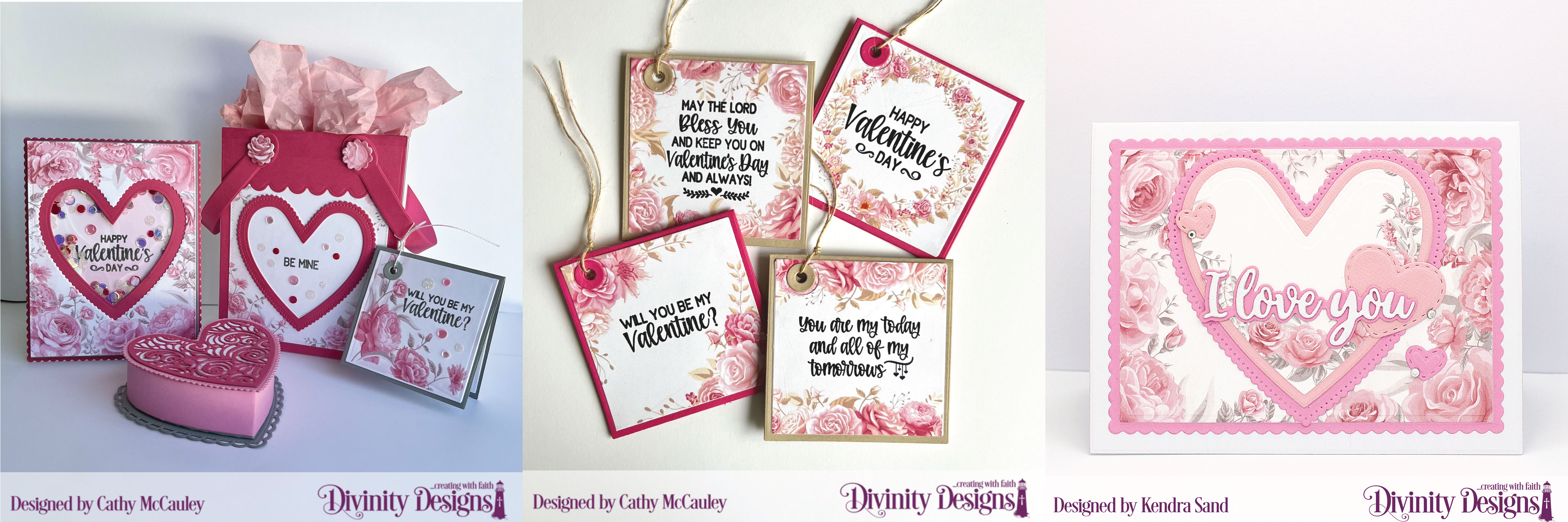 BUNDLE OF LOVE (STAMPS & DIES - CLEAR STAMPS) - Divinity Designs LLC