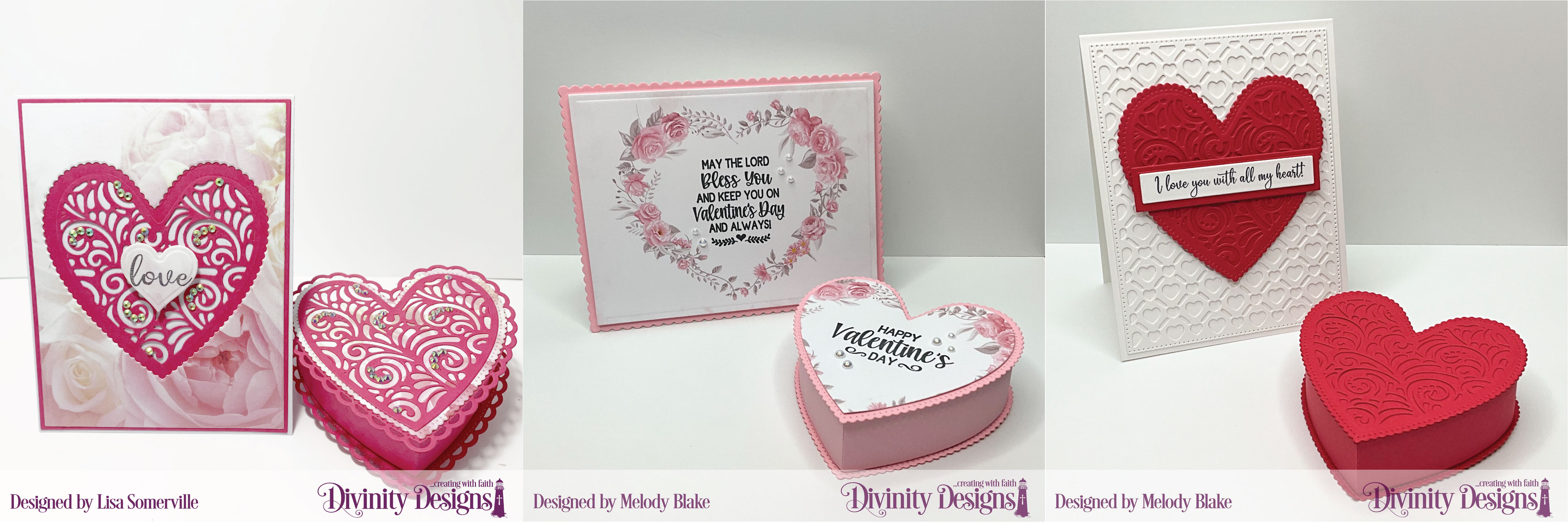 BUNDLE OF LOVE (STAMPS & DIES - CLEAR STAMPS) - Divinity Designs LLC