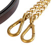 Double Snap Leather Chain Lead 