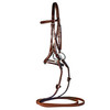 Brown Italian Leather Anatomical Bridle 