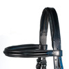 Black Anatomical Bridle Browband