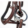Anatomical Brown Jumping Bridle with Curved Cheek Pieces 