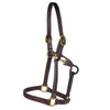 Triple Stitched Halter with Rolled Throat and Snap
