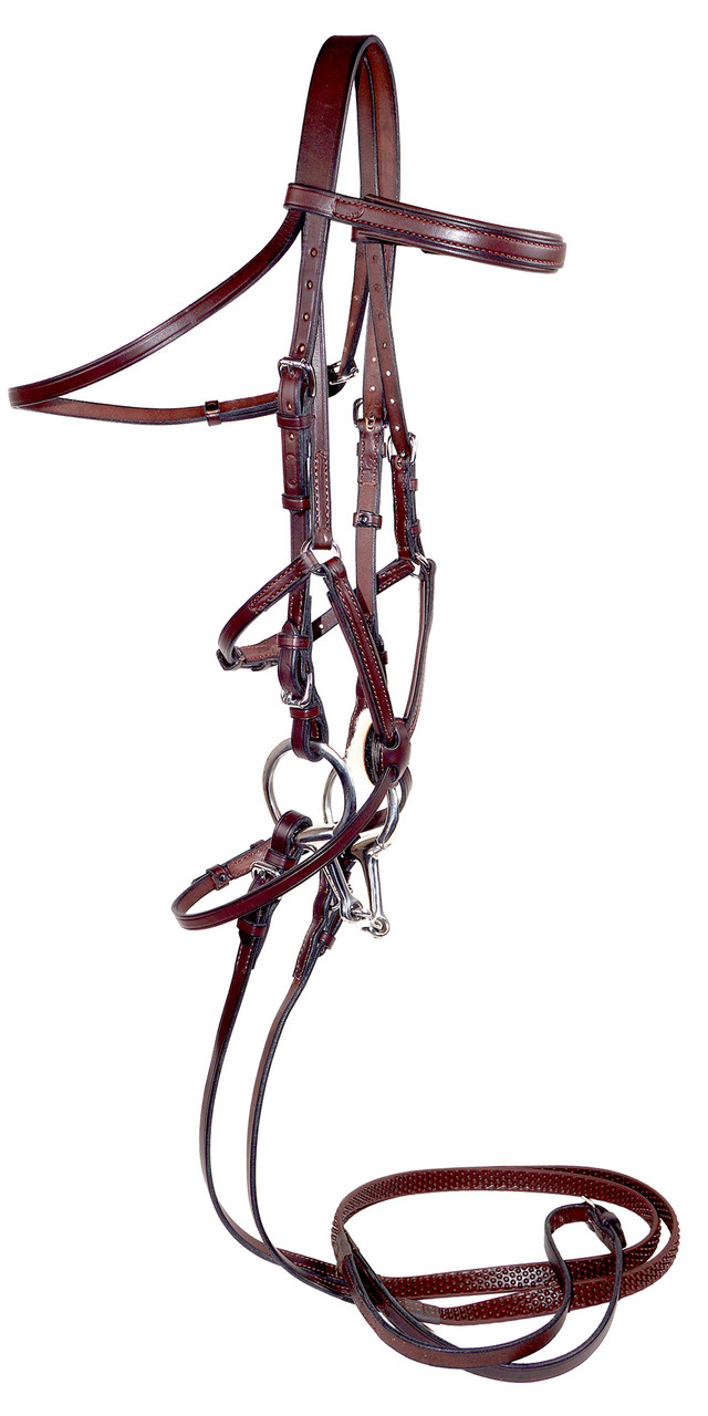AUS発【The Horse】The Resin/ヌガーシェル/タンレザー/追跡込 Fair Hill Figure 8 Bridle