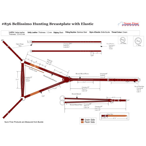Bellissimo Hunting Breastplate with Elastic Bellissimo Hunting Breastplate with Elastic