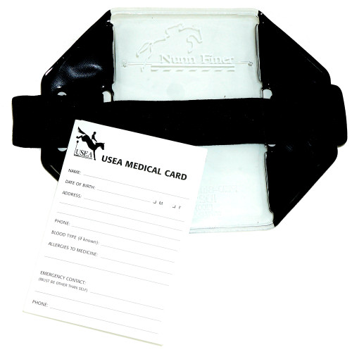 Nunn Finer Equestrian Jumping and Cross Country Medical Armband in Black