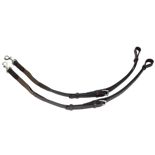 Leather Side Reins with Elastic