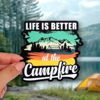 Camping sticker