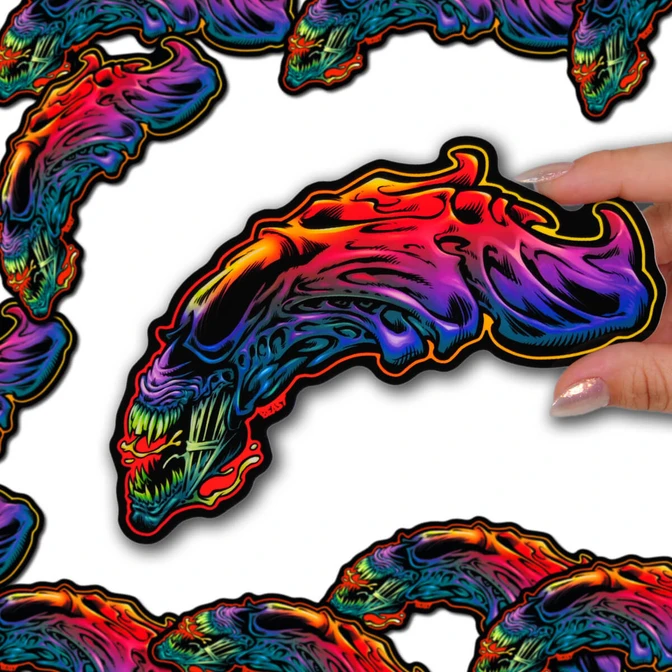 Alien queen stickers