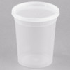 32 oz Microwavable Translucent Plastic Deli Container and Lid [6 Pcs]