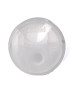 Natural-Colored PP Plastic 24-410 Smooth Skirt Unlined Disc top lid