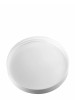 White PP Plastic 70-400 Smooth Skirt Lid with Foam Liner