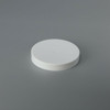 White PP Plastic 89-400 Smooth Skirt Lid with Foam Liner