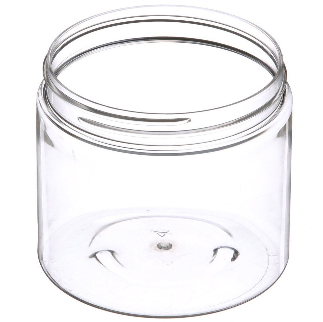 12pcs Round Clear Plastic Container With Lid 