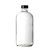 32 oz [960 ml] CLEAR Boston Round Bottle with Phenolic Cone Liner Caps [6 Pcs]