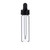 4ml [1 DRAM, 1/8 oz] 15mm X 45mm CLEAR Vials with Glass Dropper [144 Pcs]
