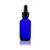 30ml [1 oz] COBALT BLUE Boston Round Bottle with Standard Glass Dropper [72 Pcs]