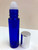 10ml [1/3 oz] Cobalt Blue Roll On Bottle With Aluminum Silver Cap Plastic Roller