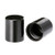 10ml (1/3 oz) Clear Rollon Bottle With Stainless Steel Roller & Black Caps