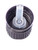 Black HDPE Plastic 18 mm Tamper-Evident Dropper cap with inverted dropper tip with (0.9 mm orifice)