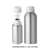 1000ml [32 oz] Aluminum Empty Refillable Bottle with Plastic Insert & Tamper Proof Cap
