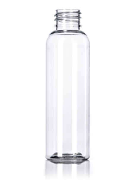 2 oz Clear PET Bullet Round Bottle with 20-410 Neck Finish [12 Pcs]