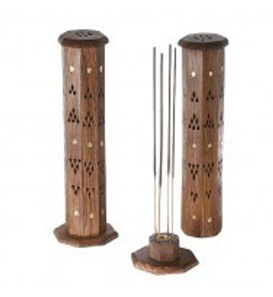 Box Tower Incense Holder - 12 Inch