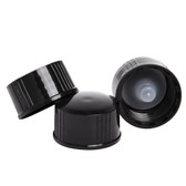 Black Plastic 15-425 Lid with PP Cone Liner