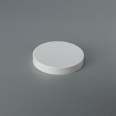 White PP Plastic 70-400 Smooth Skirt Lid with Foam Liner