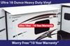 RV Slide Out Awning Fabric 10 Year Warranty