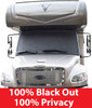 Freightliner S2RV Solid Black Windshield Cover