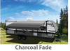 Velarium  Charcoal Fade RV  Awning Fabric