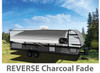 Velarium  REVERSE Charcoal Fade RV  Awning Fabric