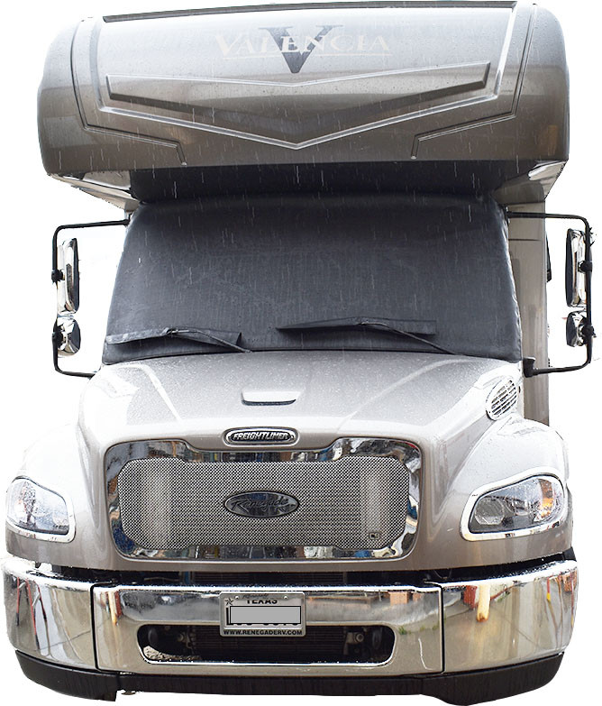 Freightliner S2RV Motorhome RV Windshield Covers Super C - Sunpro Mfg