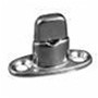 Military Black Oxide DOT Twist Lock Stud – 6mm, 2-Hole Base, Common Sense Fastener