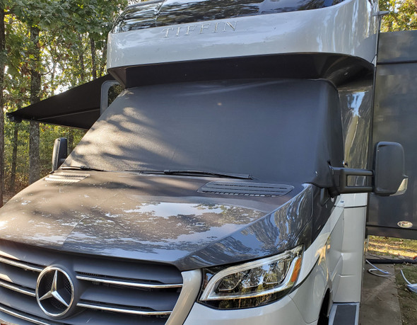 Mercedes Sprinter Van with Sunpro Windshield Cover