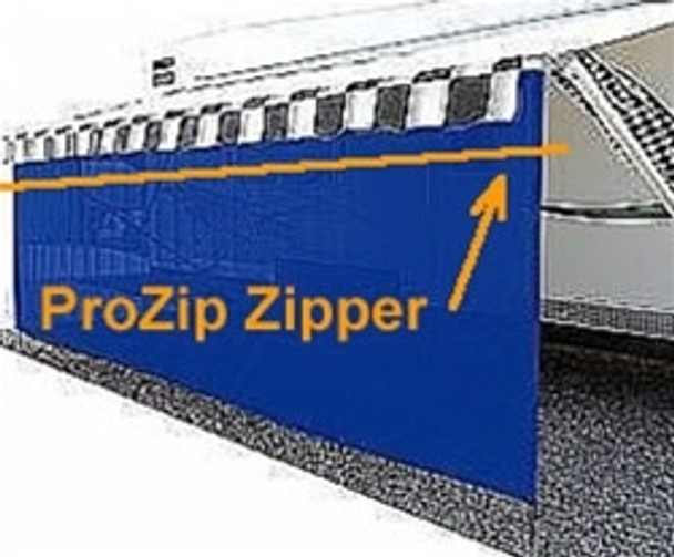 EZ Shade RV Awning Shades - 7' Height w/ Zipper