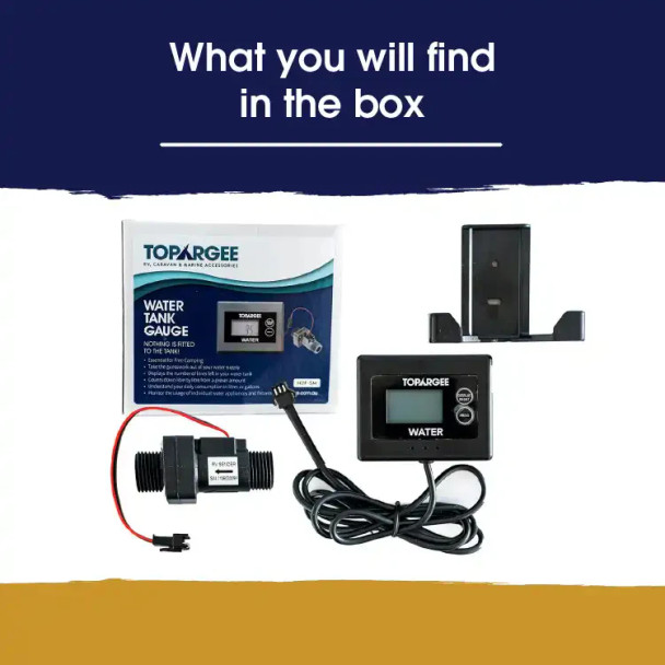 Topargee H2F-SM Surface Mount Water Tank Gauge