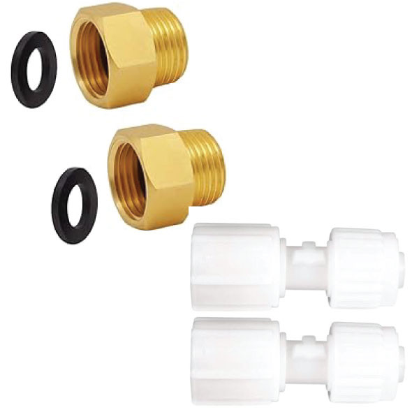 Kit Includes 4 Fittings - 1/2 BPS x 1/2 Male Pipe Thread & Flair It 1/2 Pex x 1/2 Female Pipe Thread