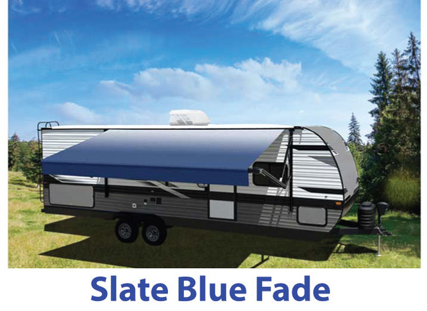 Velarium  Slate Blue Fade RV Awning Fabric