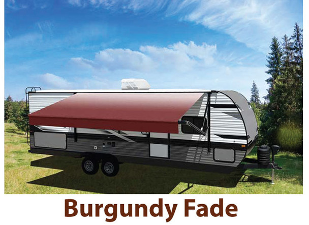 Velarium  Burgundy Fade RV  Awning Fabric