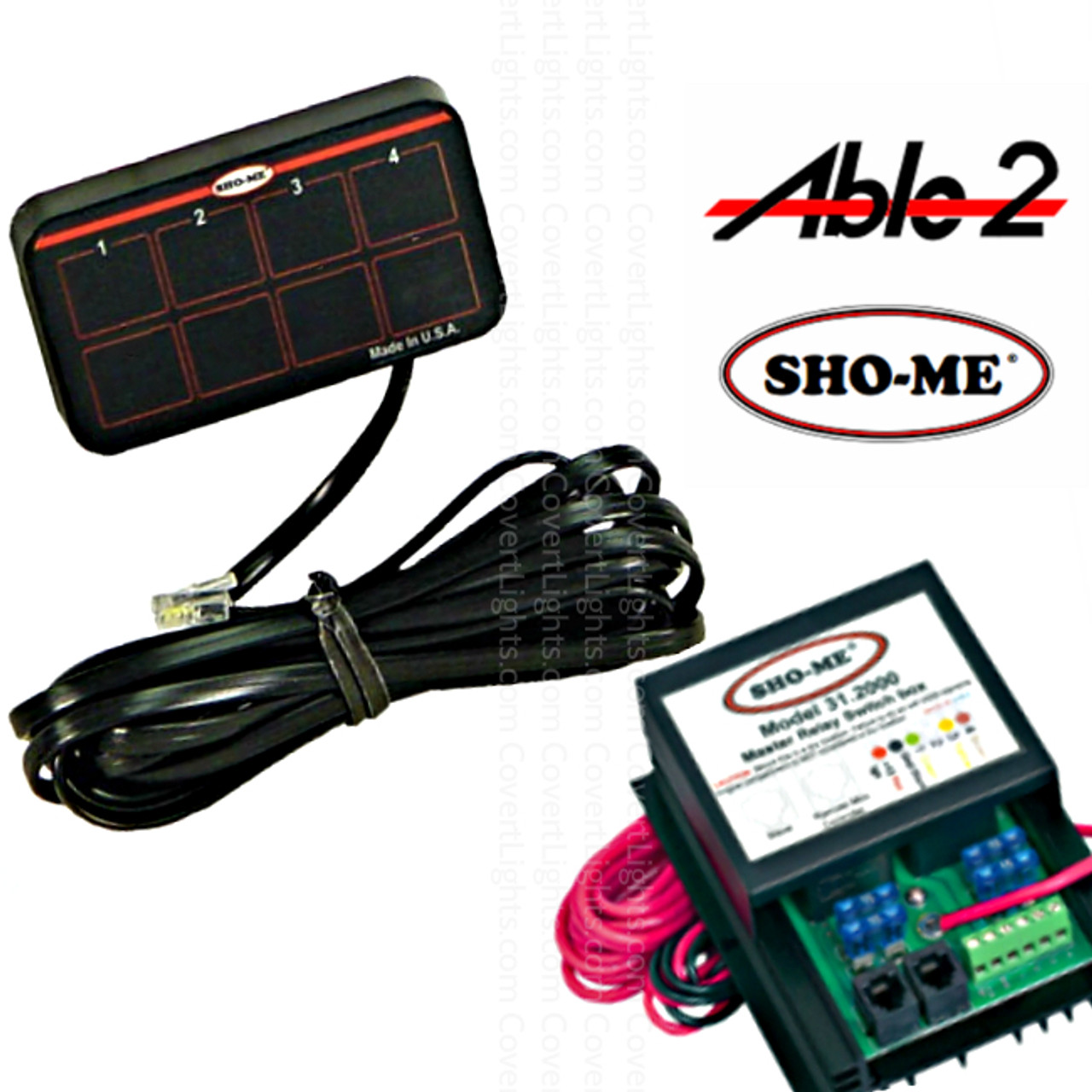 Able 2 Multi-Port Accessory Box 3-12v & 4 USB - 14.0434 from