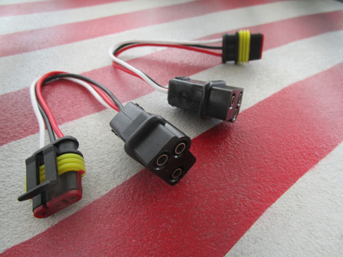 2Pack T99-0050 Special TriPole  AMP Adaptor wires 18gauge STT lights