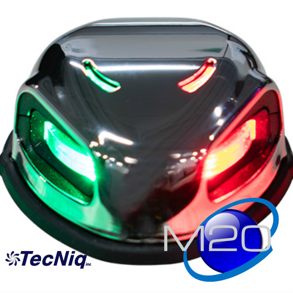 M20 Marine Navigation Light  GREEN- RED 2NM CC approved LifeTime TecNiq