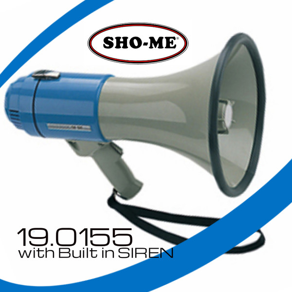 19.0155 SHO-ME Megaphone with Siren