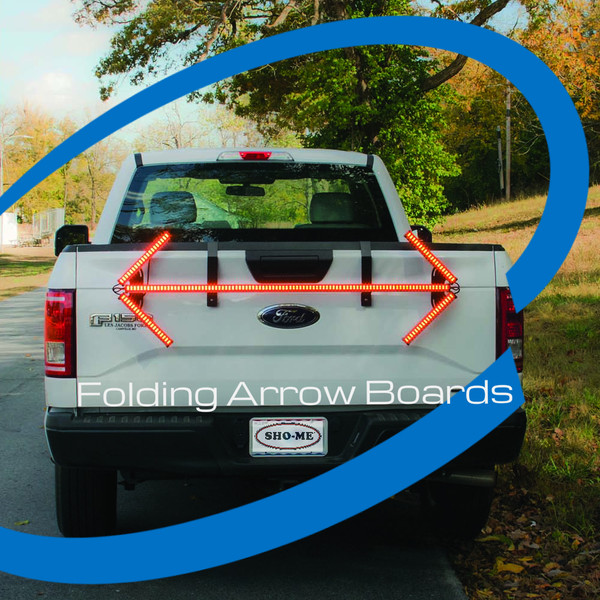Sho-ME Folding Directional Arrow Board