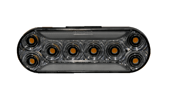 TecNiq New T67-AWZ0A  Diffuse Lens AMBER STROBE & REVERSE light AMP connect